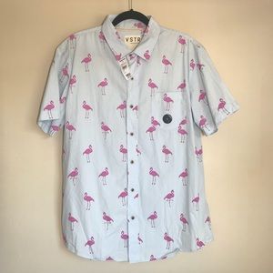 Flamingo Button Down Shirt